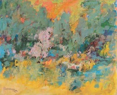 André BONNAMOUR (1900-1985)
Village au bord...