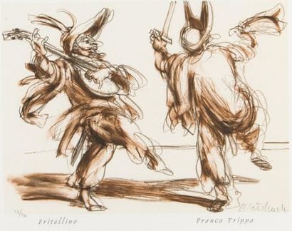 Claude WEISBUCH (1927-2014)
Arlequin et les...