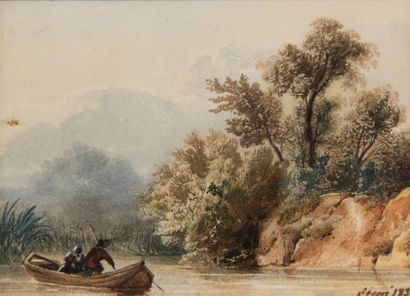 Eugène CICERI (1813-1890)
Personnages en...