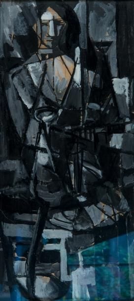 Attribué à Marie-Thérèse SARRADE (1903-1987)
Personnage...