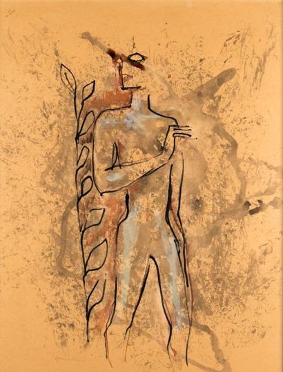 Janine SUCHET-ROUX (1912-1999)
Homme debout....