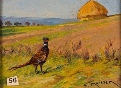 Fernand MAISSEN (1873-?)
Faisan en été. Huile...