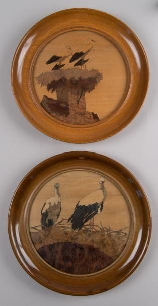 Charles spindler (1865 - 1938)
Les cigognes...