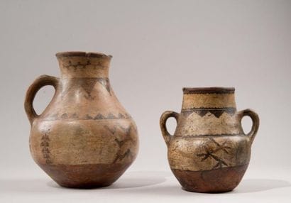 DJEMILA Algérie
Deux Terres cuites vernissées...