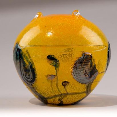 Jean-Claude NAVARO (1943)
Vase boule en verre...