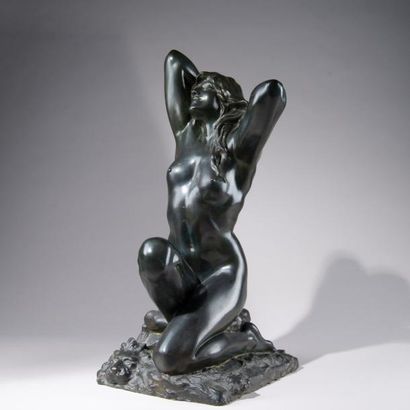 Carl BINDER (1881-1964)
Nu s'étirant, fonte...