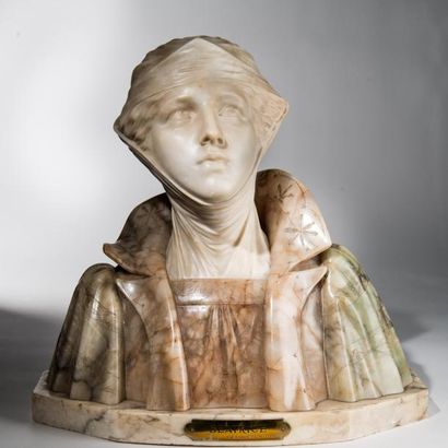 Enrico CASTELLUCCI
Buste de Béatrice. Taille...
