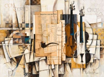 Aram KOUPETSIAN (1928)
Composition cubiste...