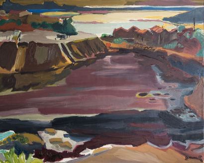 Georges MANILLIER (1906-1981)
Bord de mer....