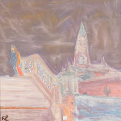 Françoise PANSU (Née en 1929)
Vue de Venise....