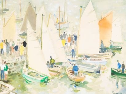 Paul PERRAUDIN (1907-1993)
Départ pour la...