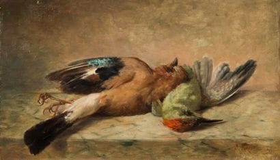 Jules ROZIER (1821-1882)
Nature morte aux...