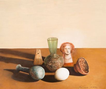 Antonio SCIACCA (1957)
Nature morte aux objets...