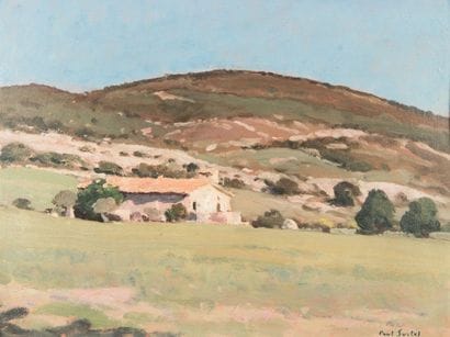 PAUL SURTEL (1893-1985)
Paysage de la maison...