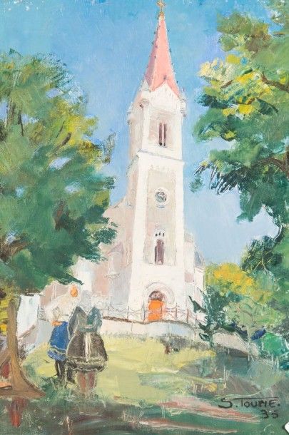 Suzanne TOURTE (1904-1979)
Femmes devant...