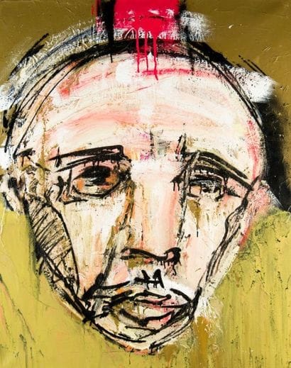 YAZE (1978)
Le Visage. Huile sur toile signée...