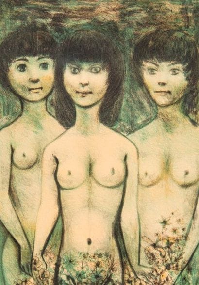 Edouard Joseph GOERG (1893-1969)
Les trois...