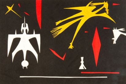 Wilfredo Lam
Lithographie n° 56/100 de 1953....