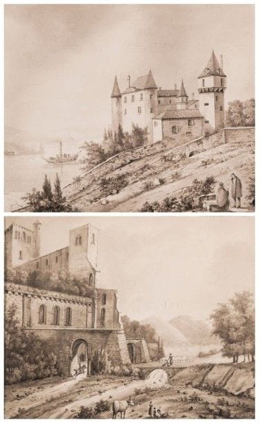 ECOLE FRANCAISE XIXeme SIECLE
Deux dessins...