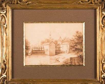 ECOLE FRANCAISE DU XIXème siècle
Pêcheurs...