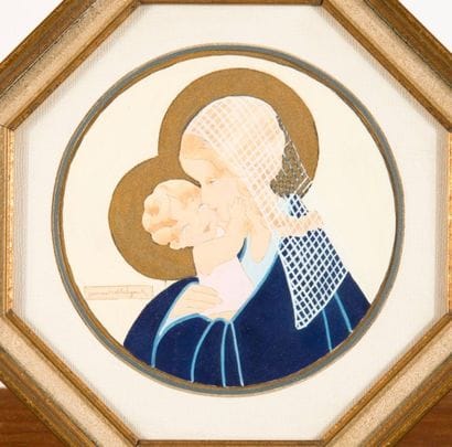 Jeanne HEBBELINCK (1891-?)
Vierge à l'enfant....