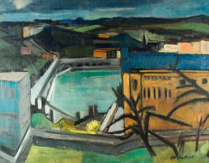 Antoine CHARTRES (1903-1968)
Ville d'Italie...