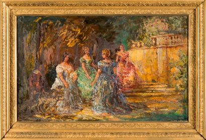 Paul DANGMANN (1899-1974)
Cinq personnages...
