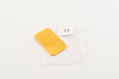 Un lingotin en or, 50 g, Fine Gold UBS 999,9...
