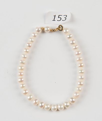 Bracelet perles d'eau douce, fermoir en ...