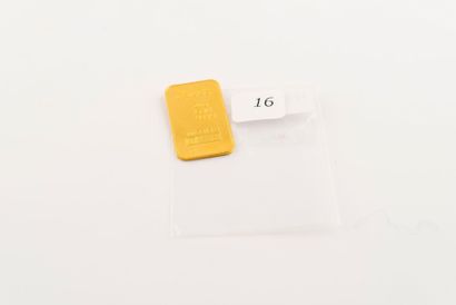 Un lingotin en or, 20 g, Fine Gold UBS 999,9...