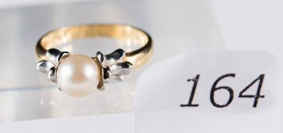 MILUNA
Bague en or jaune et gris ornée en...