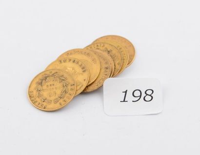 9 Pièces 10 F or 28,7 g