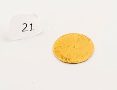 Ecu d'or, CHARLES IX, mauvais état. Expert:...