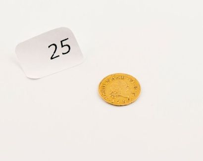 Pièce or, Ferdinand VI 1759, poids: 1,8g....