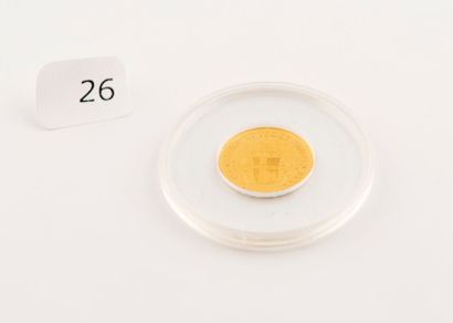 Médaille or, Jean-Paul II, poids: 6,4 g