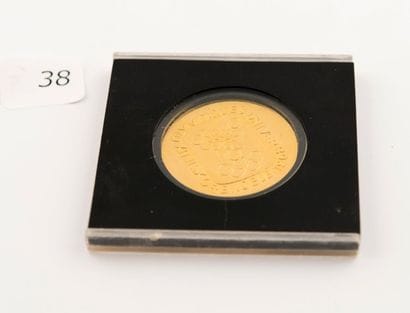 Médaille or, JO Grenoble 1968, poids: 17,2...