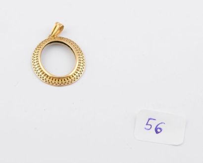Pendentif en or jaune, poids: 3,1 g