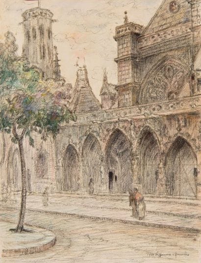 Jean GALLAND (1880-?)
Saint-Germain l'Auxerrois,...