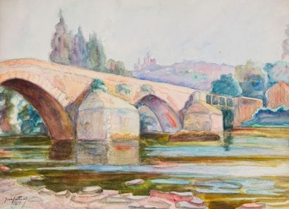 Jean GALLAND (1880-?)
Carnet d'aquarelles,...