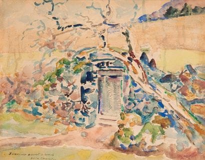 Victor CHARRETON (1864-1936)
La Porte sur...
