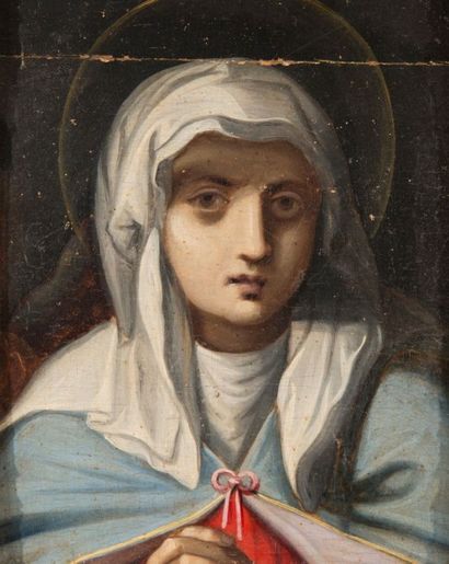 École italienne
La Vierge en prière, XVIème...