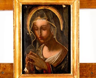 ECOLE ITALIENNE DU XVIIème SIECLE
La Vierge...