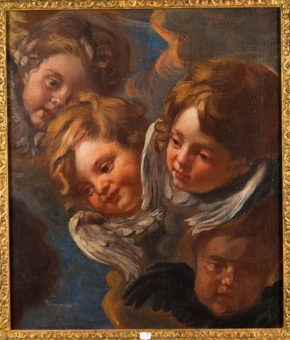 ECOLE ITALIENNE DU XVIIème SIECLE
Quatre...