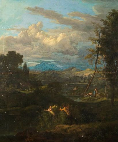 ECOLE ITALIENNE DU XVIIème SIECLE
Pan et...