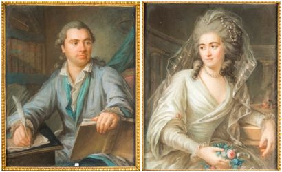 École française, XVIIIème siècle
Portrait...