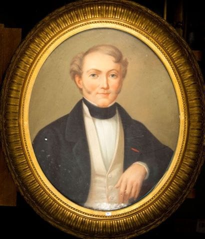 ECOLE FRANCAISE DU XIXème siècle
Portrait...