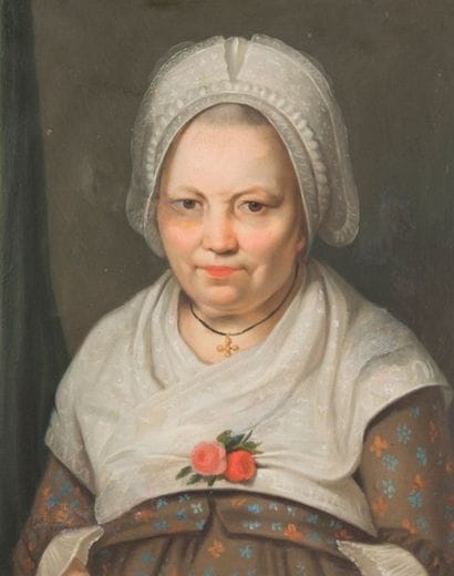 Ecole du XIXème siècle
Portrait de femme...