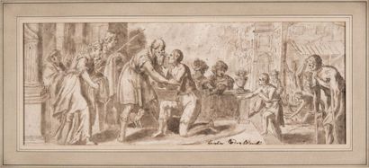 Isidoro BIANCHI (1602-1690) attribué à
Le...