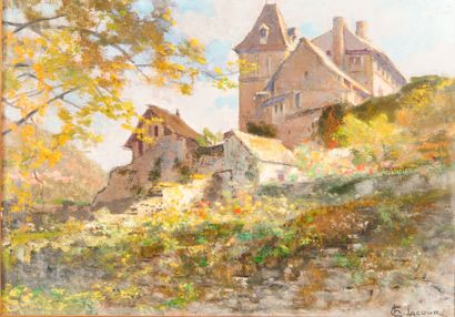 Charles LACOUR (1861-1941)
Maison forte du...