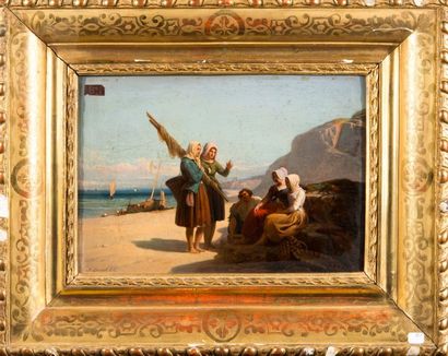 J.DUVAL L. C.
Pêcheurs normands devant des...
